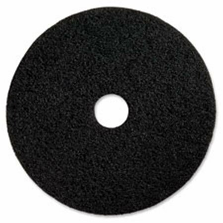 DWELLINGDESIGNS Black Floor Stripping Pad - Black - 19 in. DW3760340